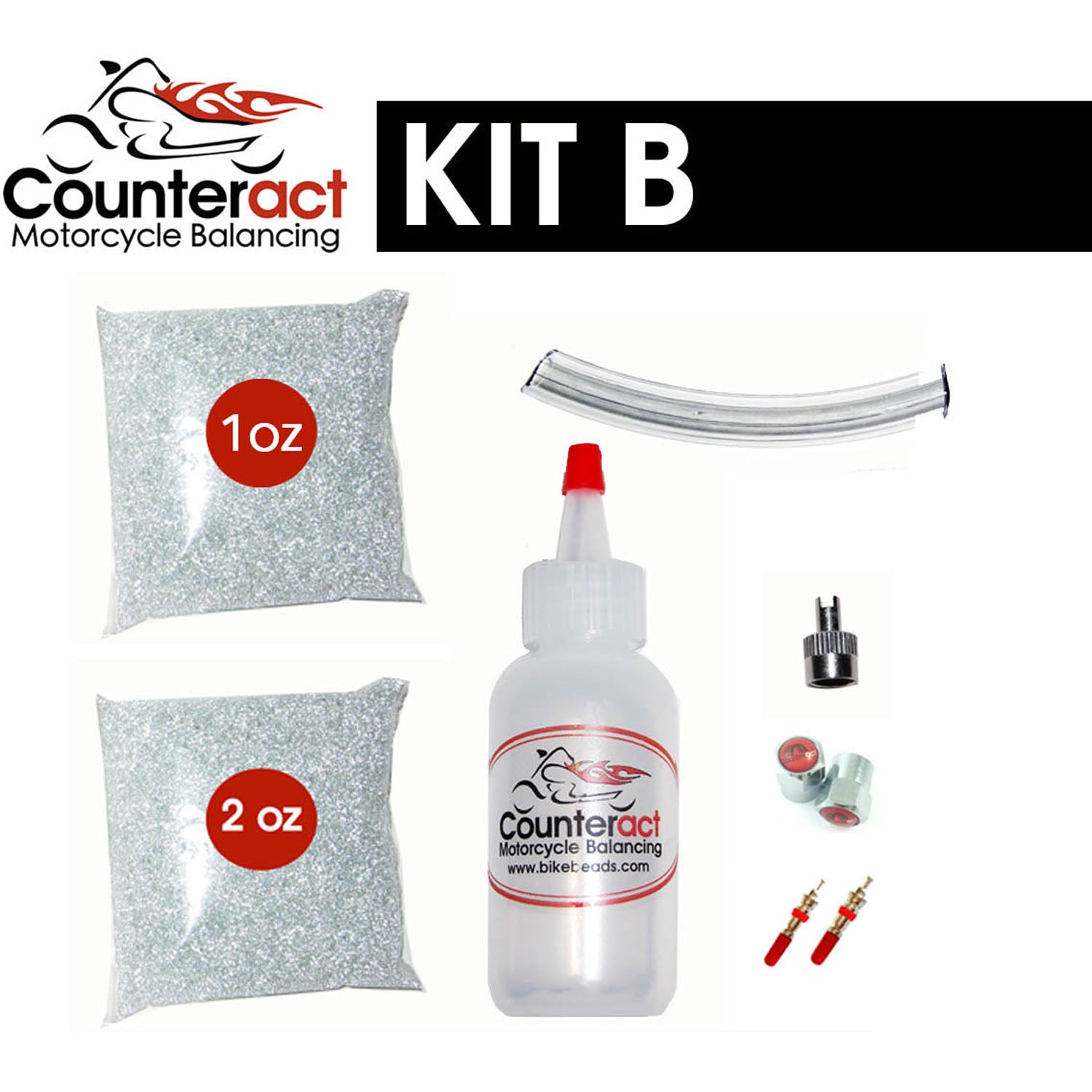 Counteract Motorcycle Balance Beads DIY KIT B 1oz/2oz Bags