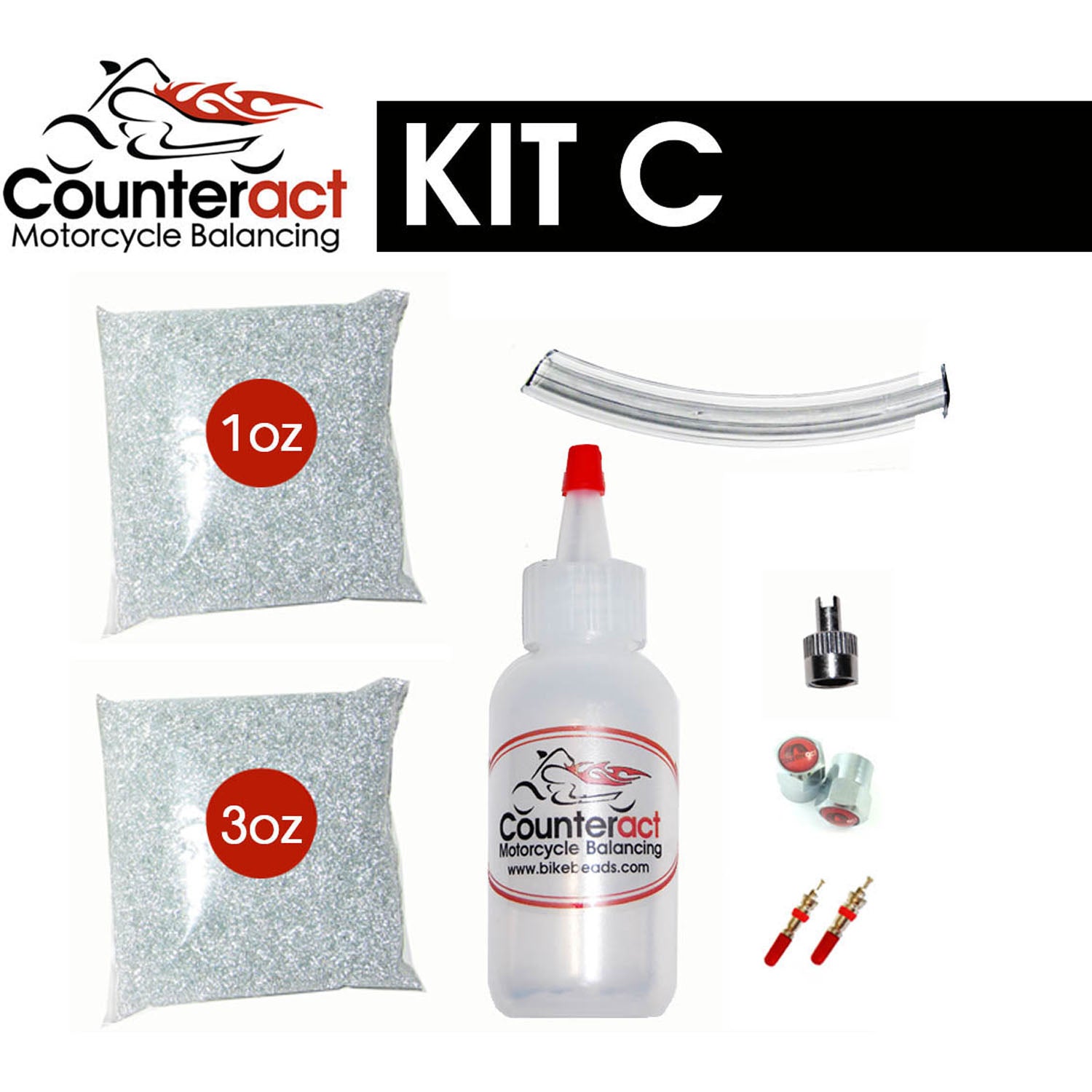 Counteract Motorcycle Balance Beads DIY KIT C 1oz/3oz Bags