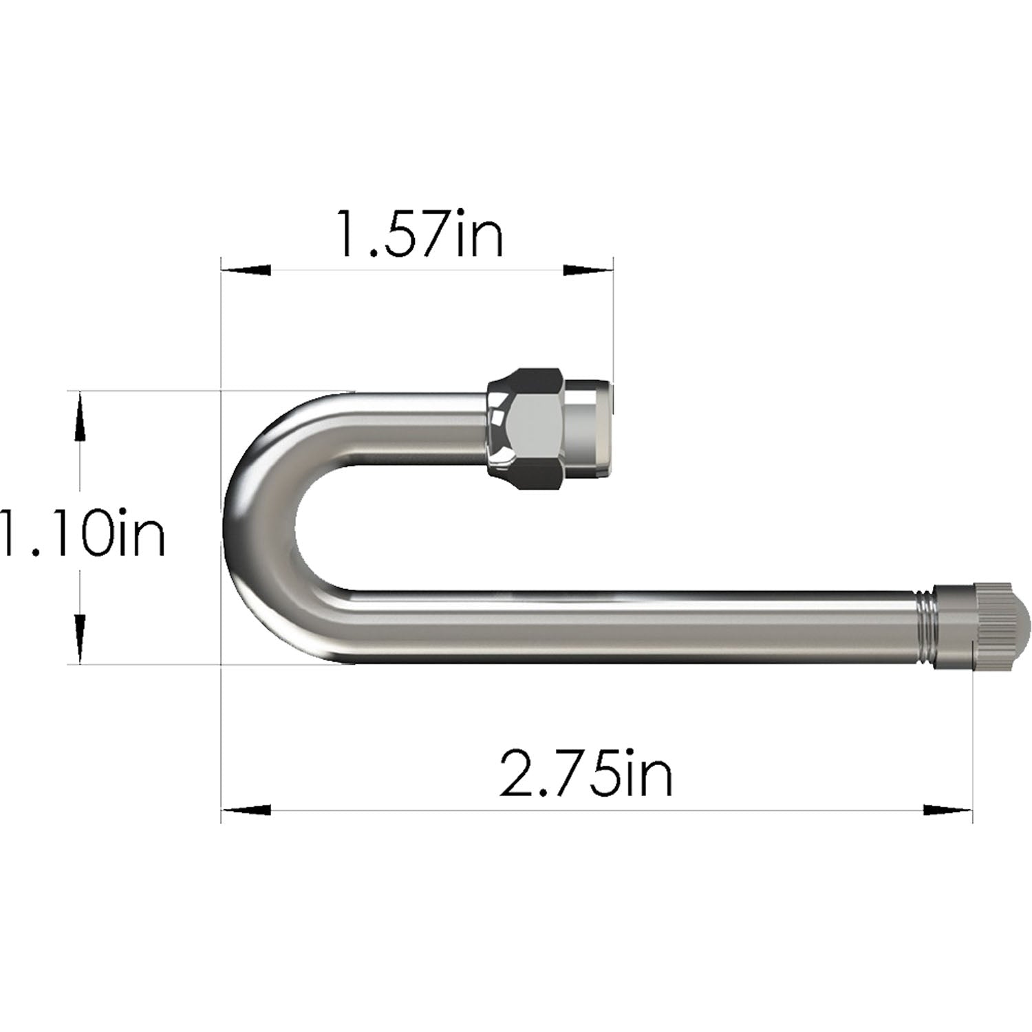 Dill 370 180° Valve Stem Extension for RVs