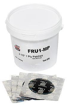 REMA TIP TOP FRU1-MP Fabric Reinforced Tire Repair Unit 2-1/2" 1ply Pail of 25