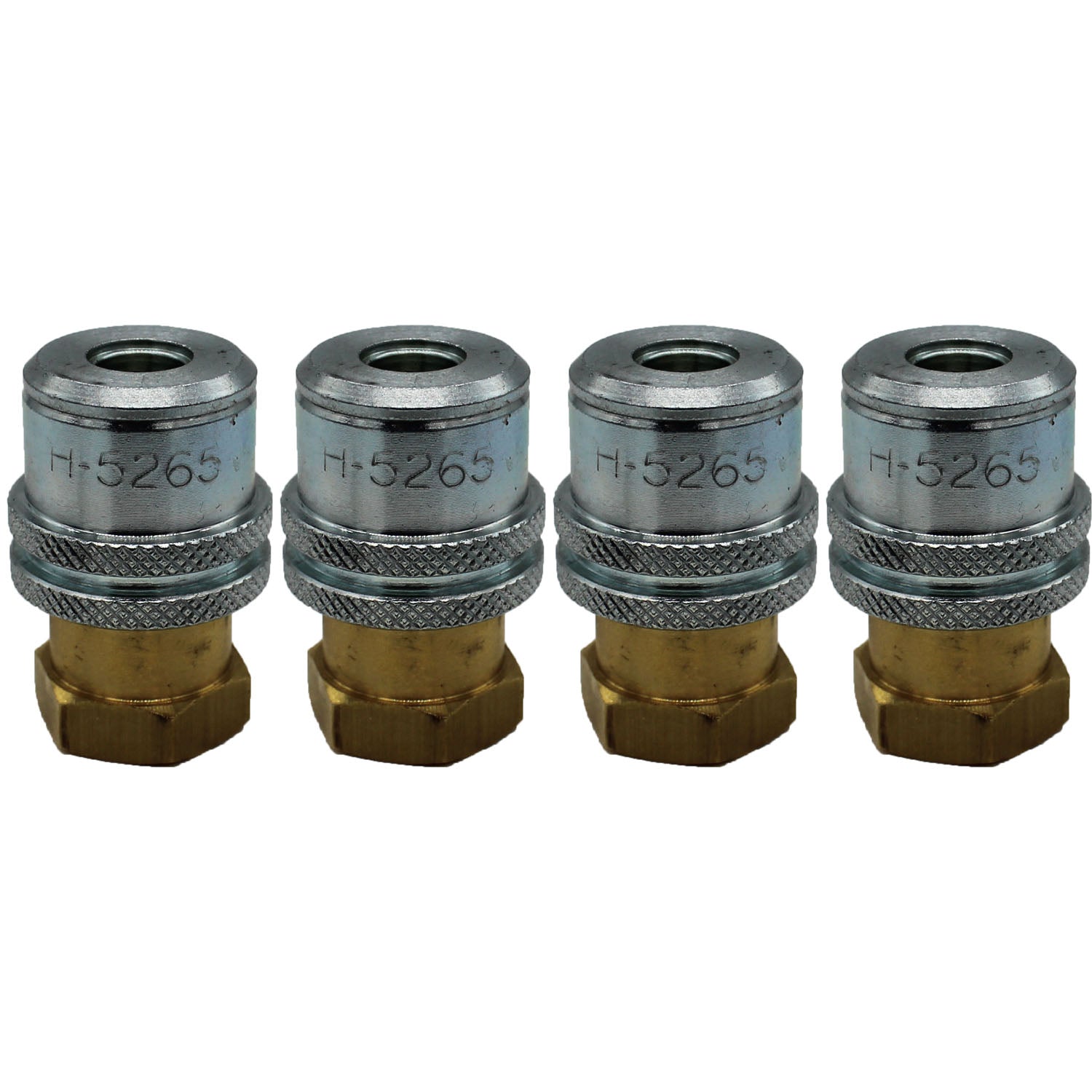 Haltec H-5265 Standard Bore Lock-On Air Chuck 1/4" NPT - Pack of 4