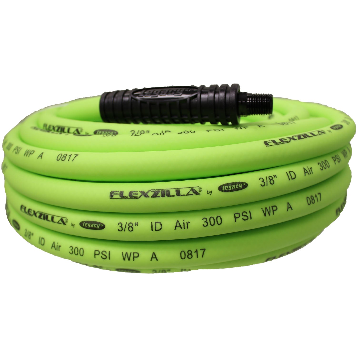 Flexzilla 3850F Air Hose 3/8" ID x 50ft w/ 1/4" MPT Ends - Green