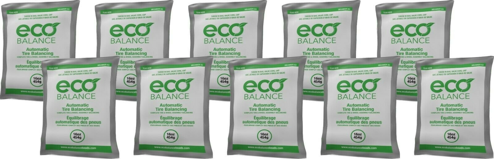ECO Balance 16EB Tire Balancing Beads 16 oz (10 Bags)