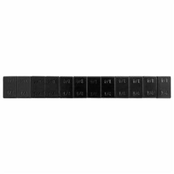 Ascot 484-10101 Black Steel Adhesive Wheel Weight - .25oz 48 - 3oz Strips