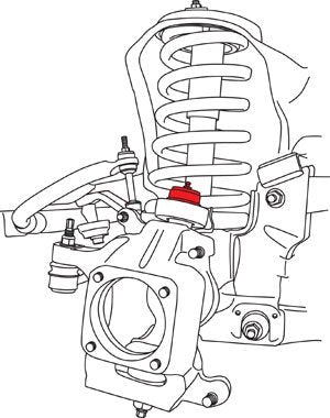 SPC 23820 Adjustable Offset Upper Ball Joint - ±1.0° Camber/Caster