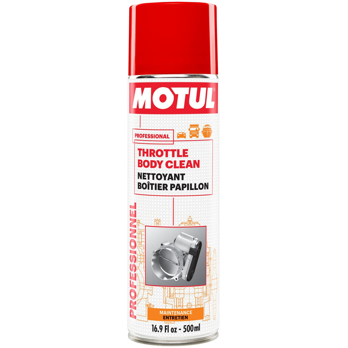 Limpiador profesional de cuerpos de aceleración Motul - 500ml