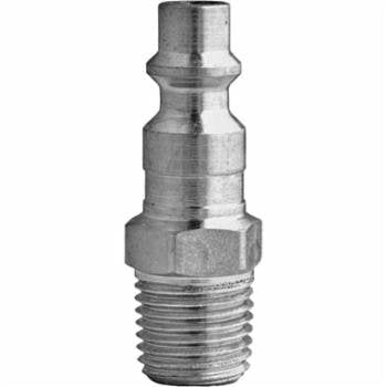 Schrader 1/4" NPT Industrial Interchange Nipple Fitting