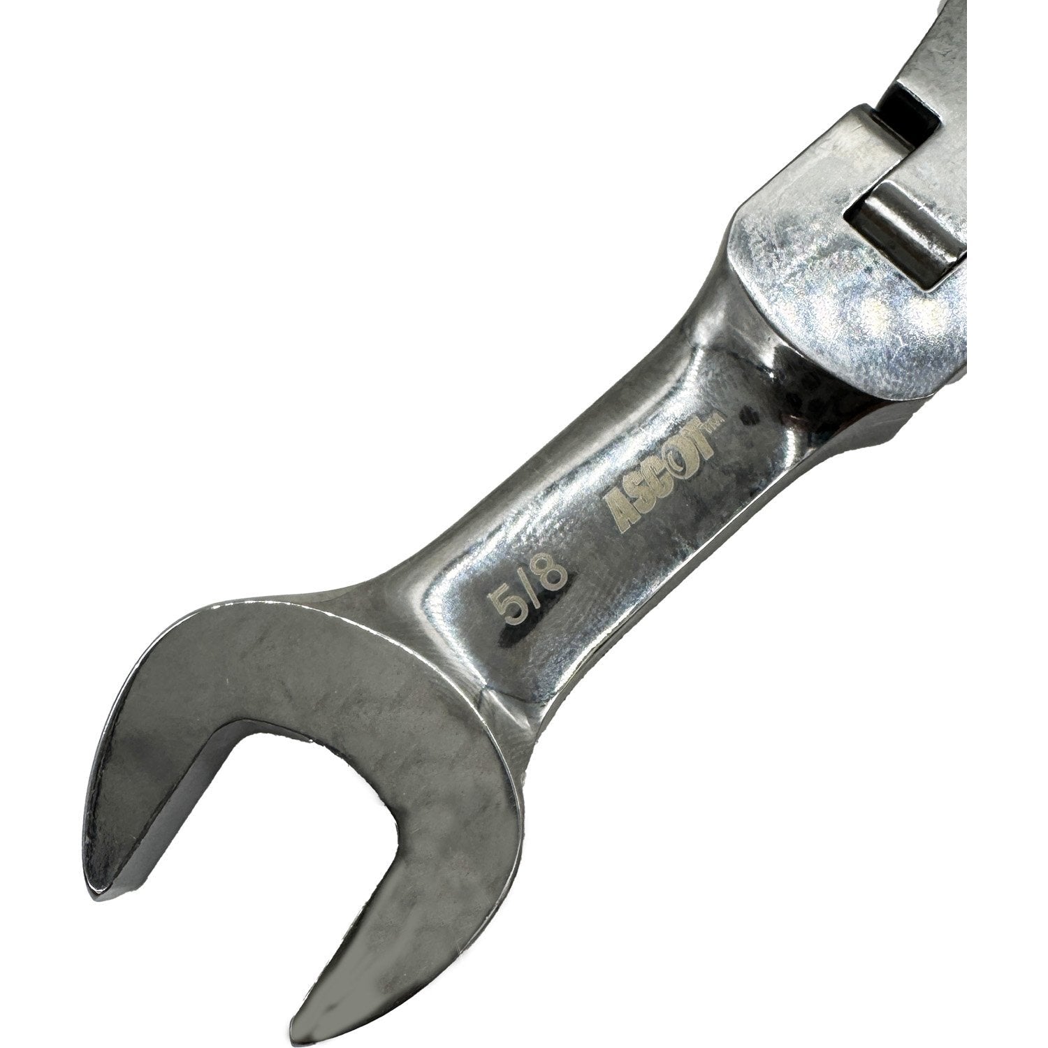 Ascot 9/16" Stubby Flex Head Open End Combination