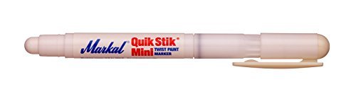 Markal 61126 Quik Stik All Purpose Solid Paint Marker  - White Pack of 12
