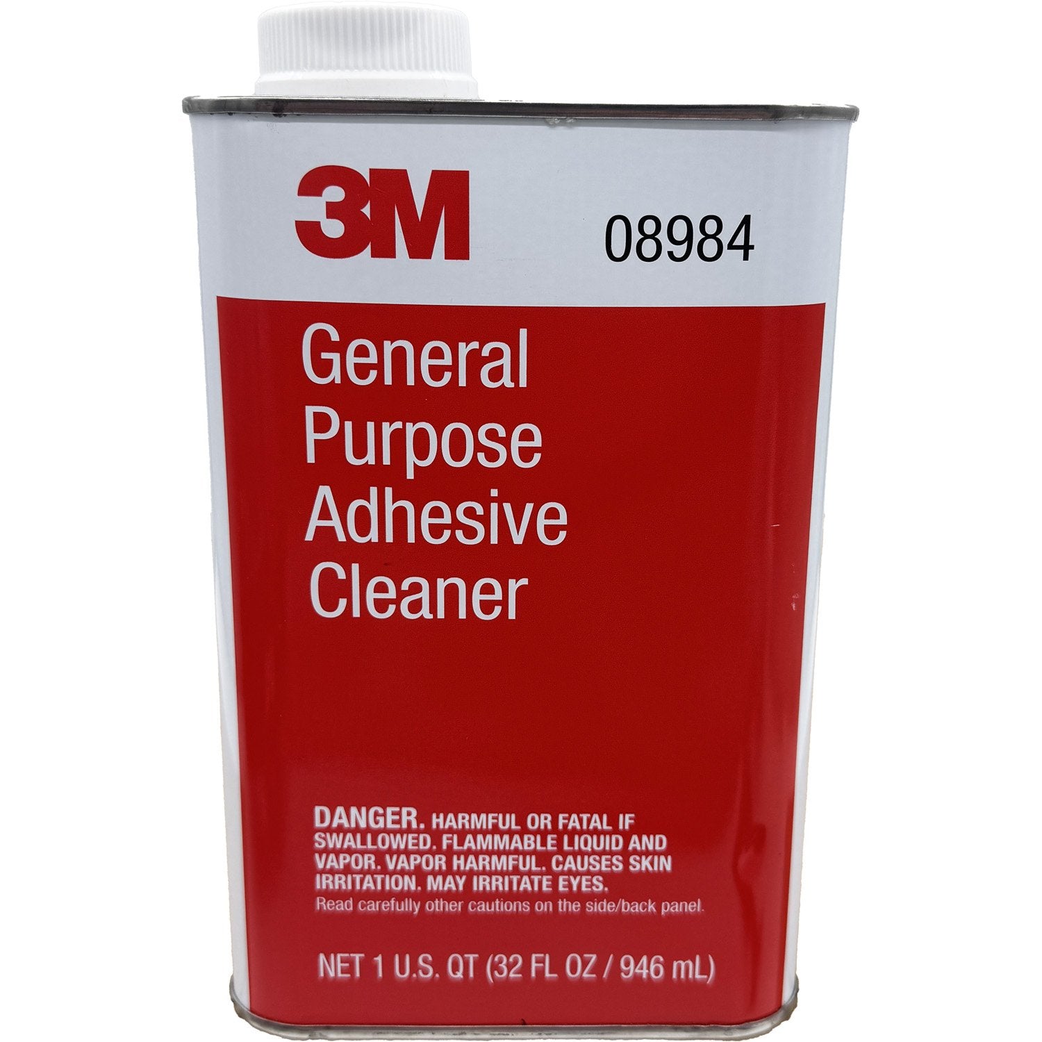 3M 08984 General Purpose Adhesive Cleaner and Remover 1 Quart