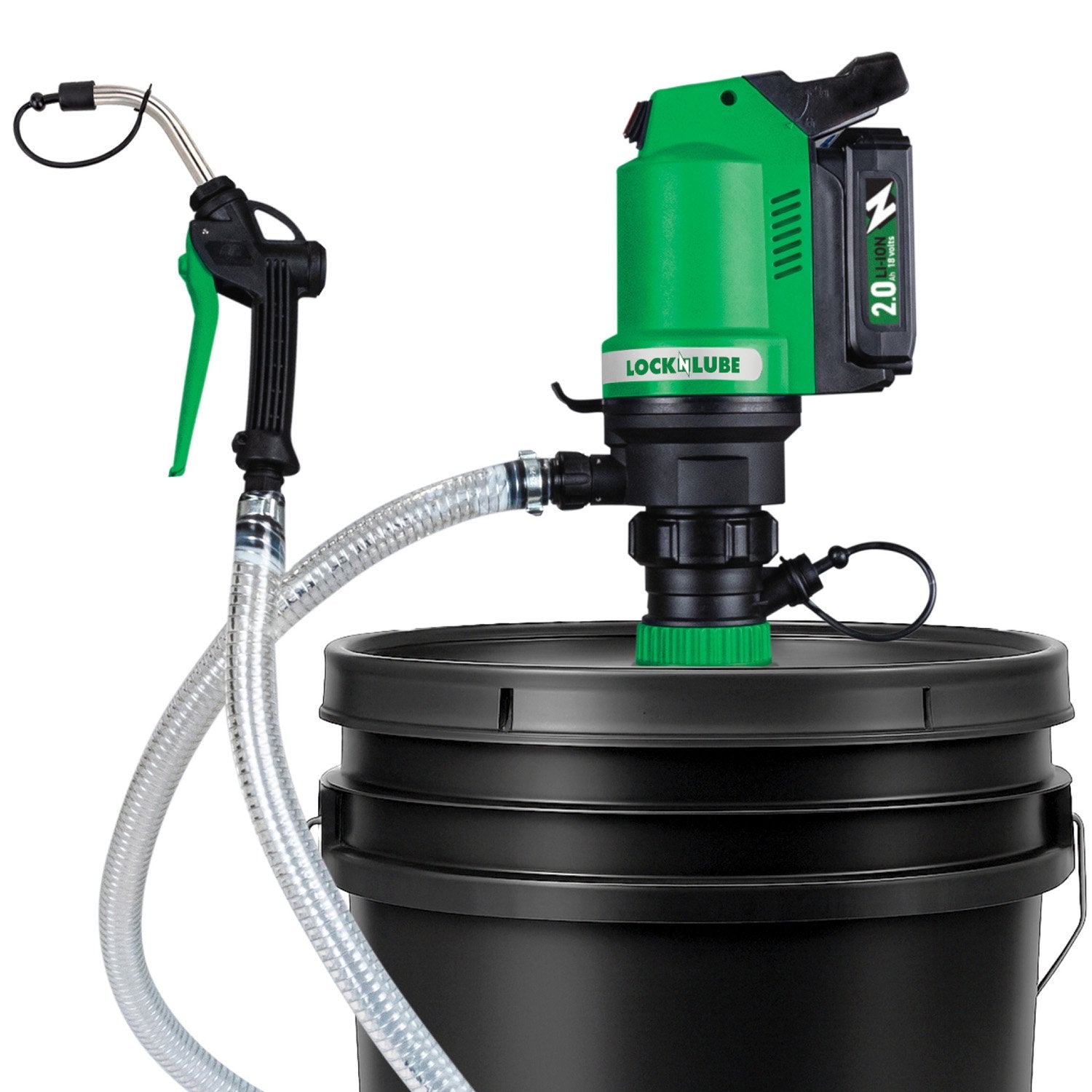 LockNLube BTX Battery Transfer Pump Starter Kit 5-Gallon (20L) LNL81770