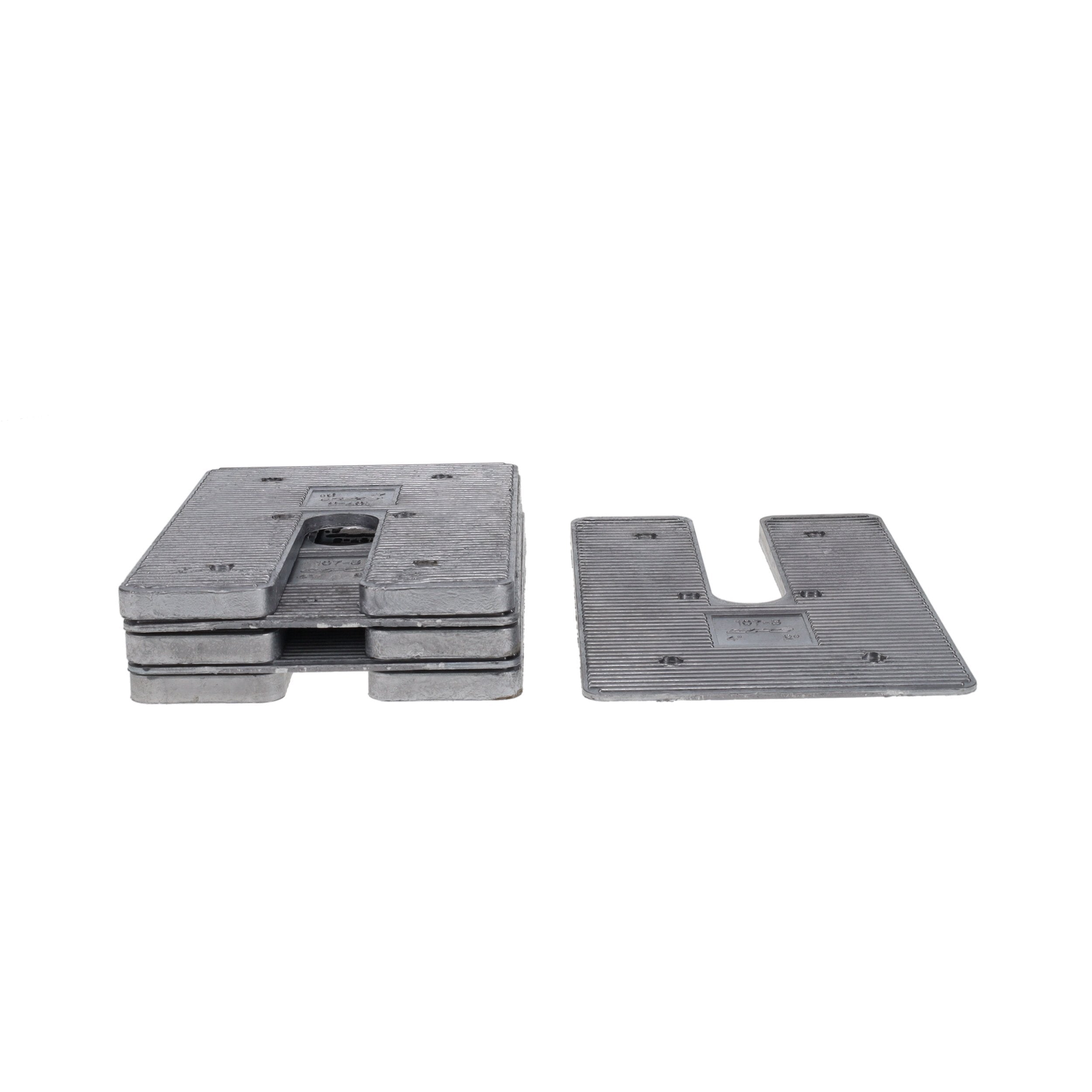SPC 10732 Heavy Duty Aluminum Alloy Truck Axle Alignment Shim - 2.0° (Box of 6)