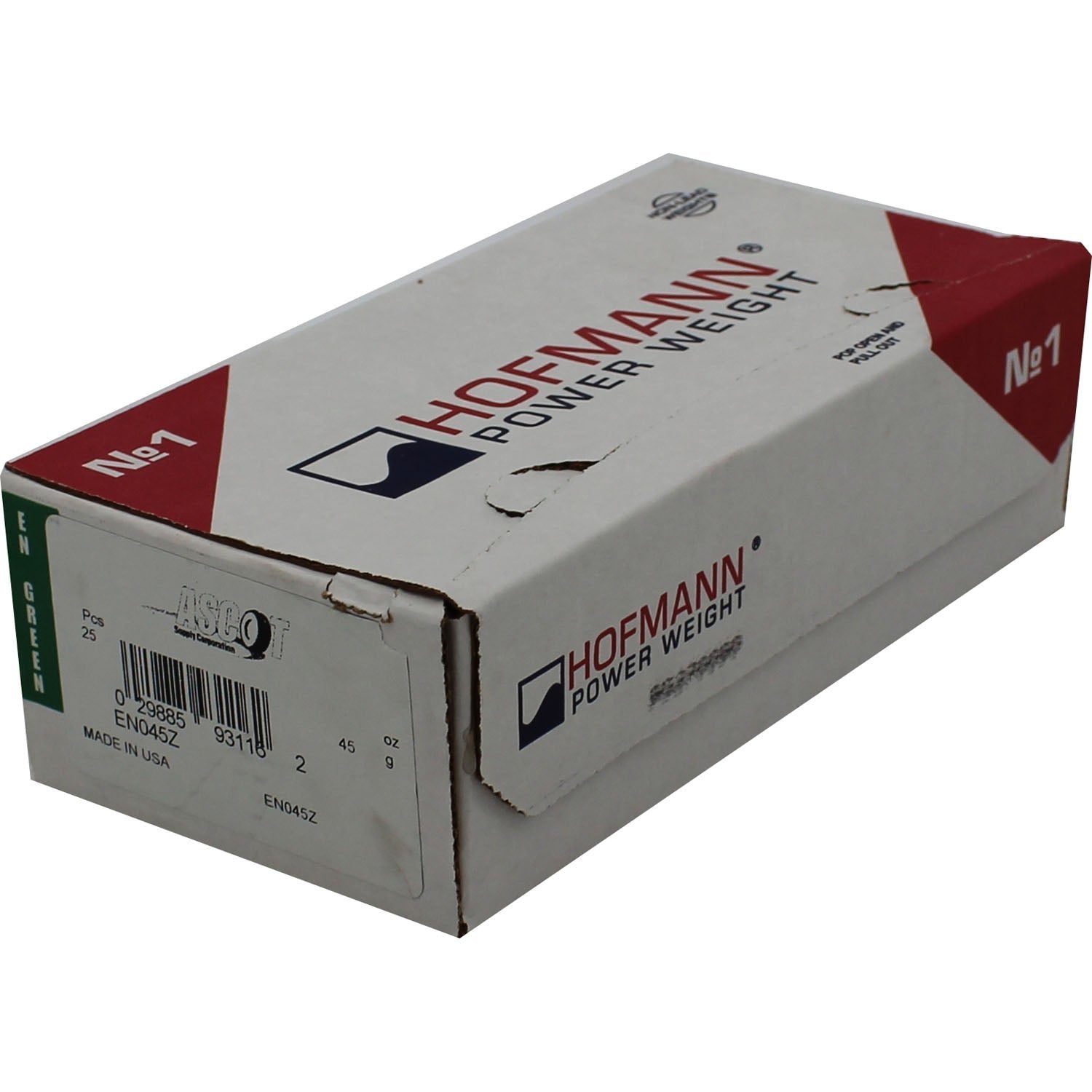 Perfect Equipment EN045Z Coated Zinc Wheel Weight 45gm (1.50 oz) - Box of 25