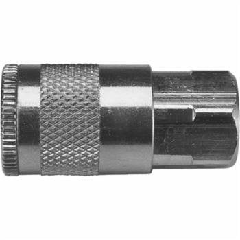 Schrader 1/4" Coupler with 1/4" FPT Tru-Flate Connection