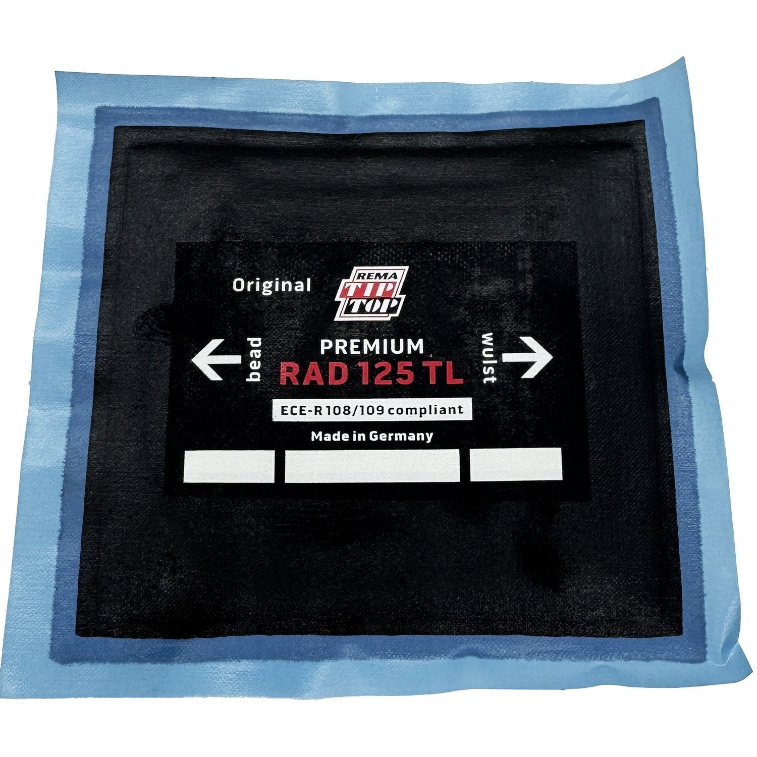 REMA TIP TOP RAD-125 Radial Tire Repair Patch 4-1/2" x 4-7/8" 3ply - Box of 10
