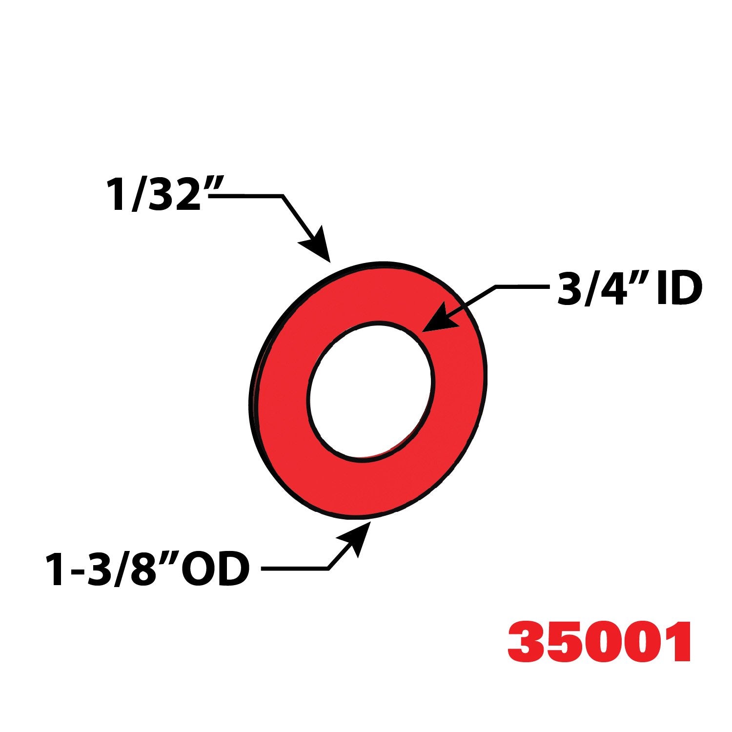 SPC Performance 35001 Kenworth Airglide 1/32" Tandem Alignment Shim - Pack of 6