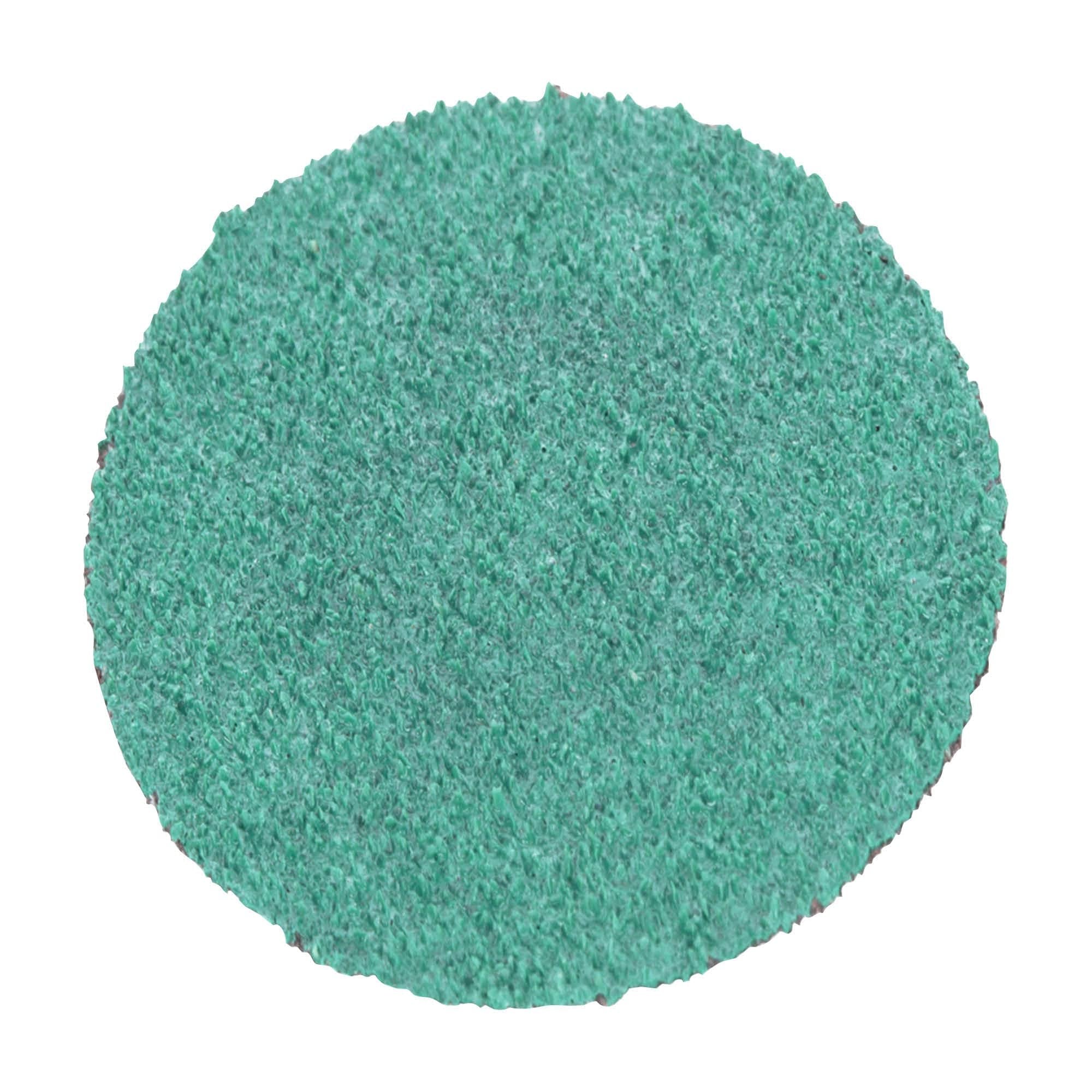 3M 36525 Green Corps Roloc Disc 2 in 40 Grit Grinding Disc 25 Pack