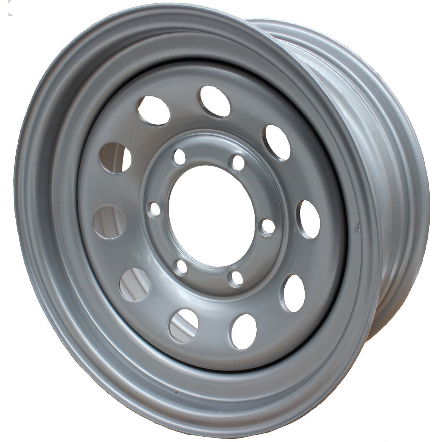 Carlisle 15x6 6 on 5.5 Modular Steel Wheel  - Silver