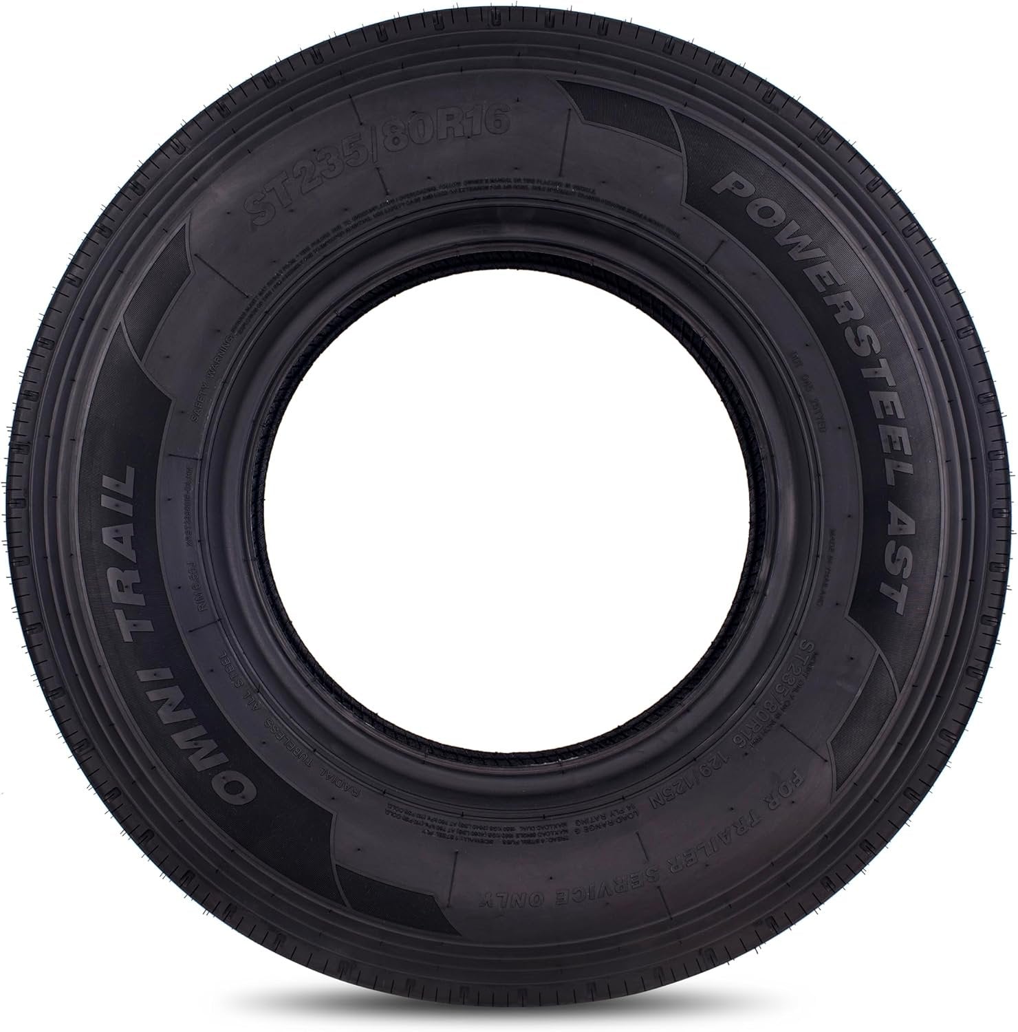 Omni Trail Powersteel AST ST235/80R16 Load Range G Trailer Tire