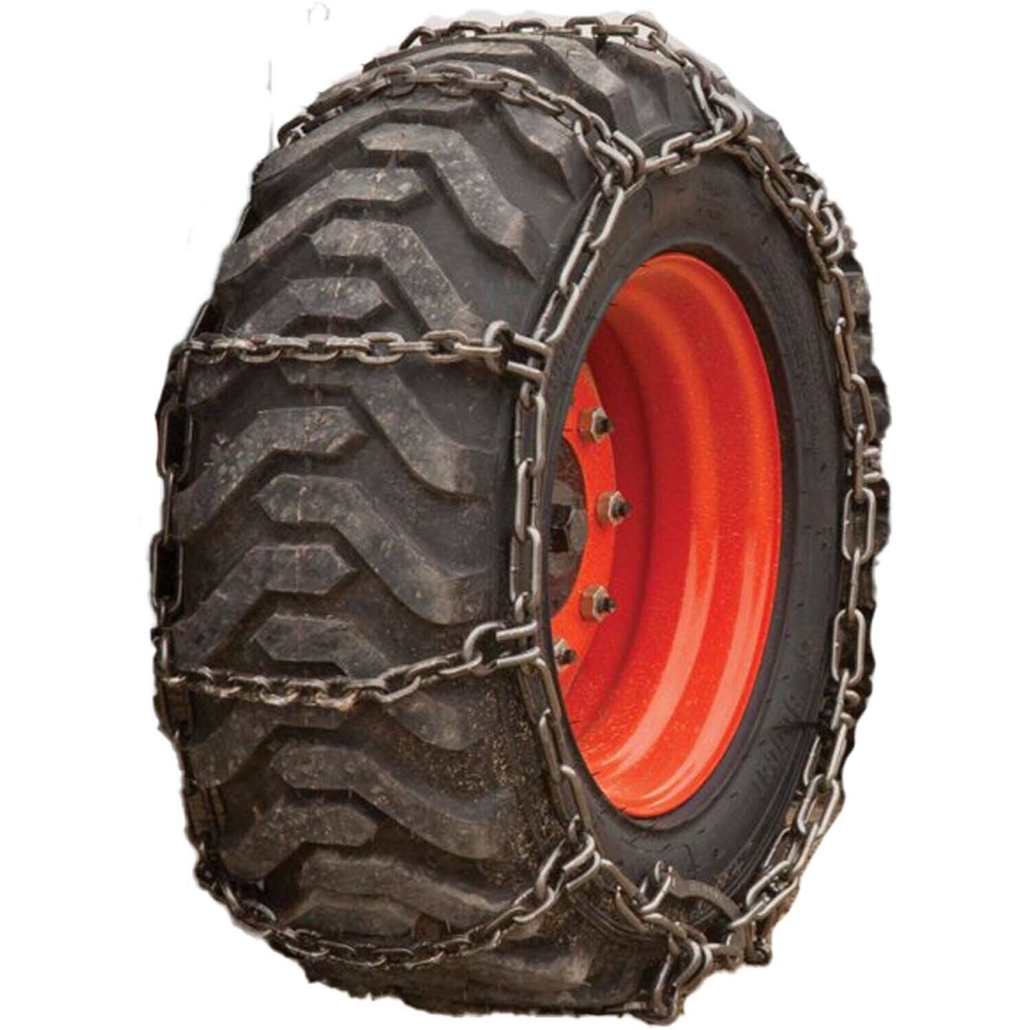 Cadenas para llantas Peerless 0342995 de base ancha para minicargadora 15" - 16.5" cuadradas de 4 eslabones
