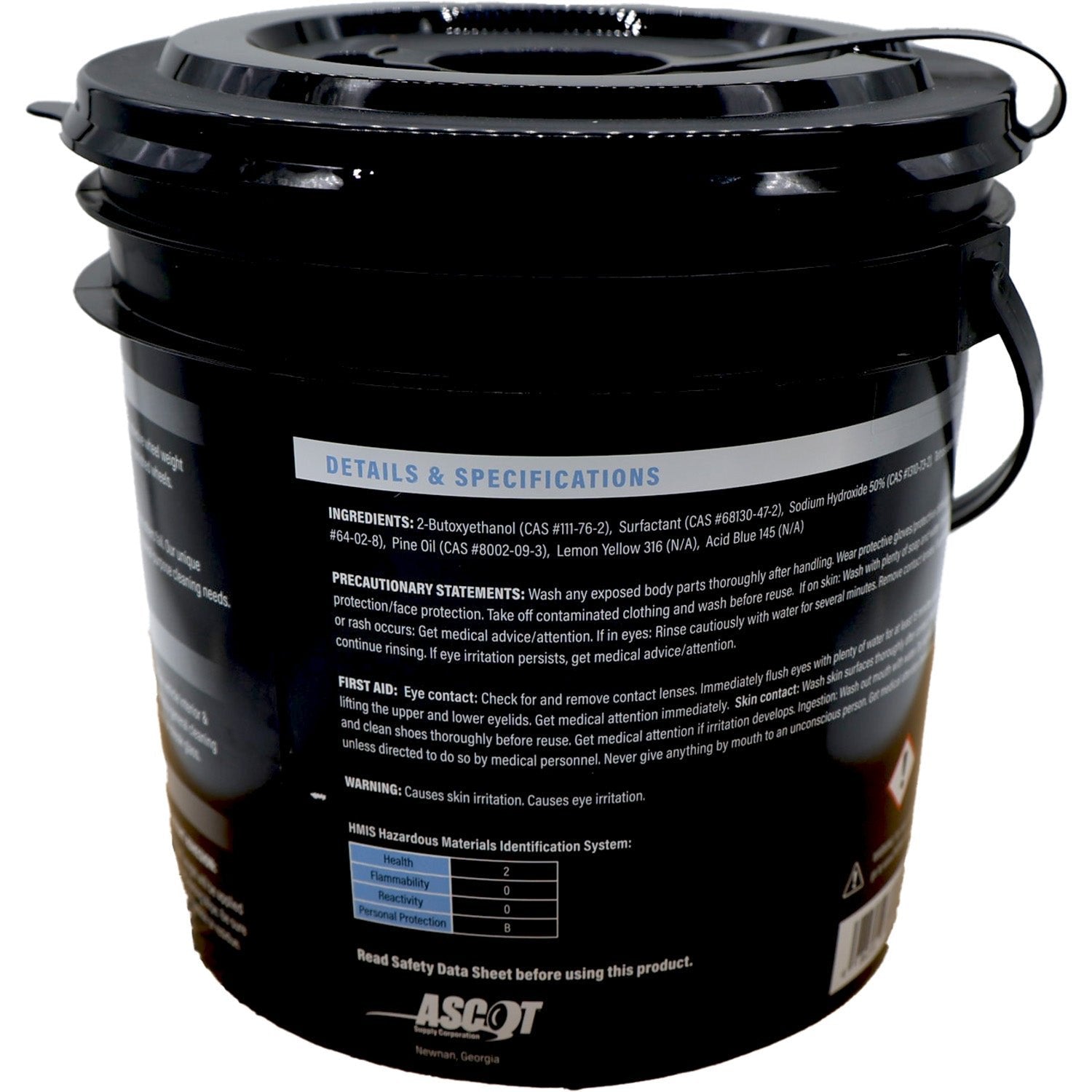 Ascot Surface and Prep Cleaning Wipes for Adhesive Wheel Weights - 300 Wipes