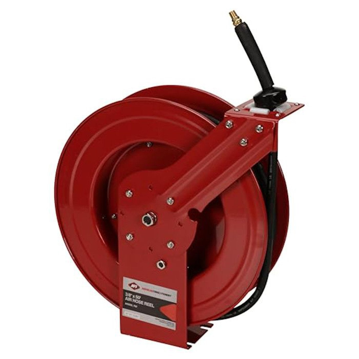 American Forge & Foundry 3/8" x 50' Open Air Hose Reel 300 PSI Hose