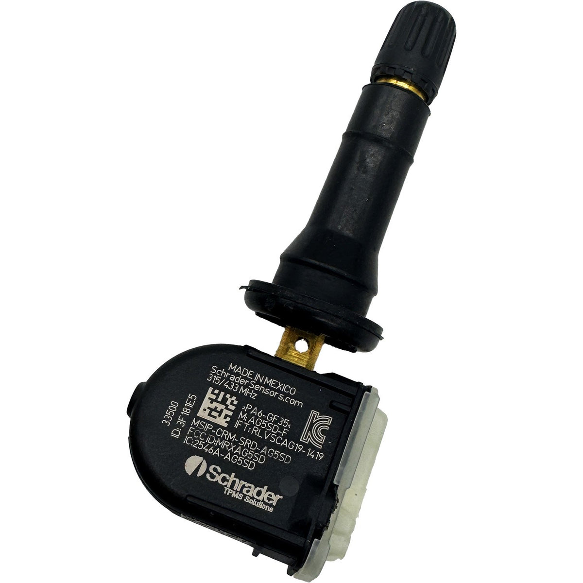 Schrader 33500 Dual Band EZ-Sensor TPMS Programmable Snap-In Sensor