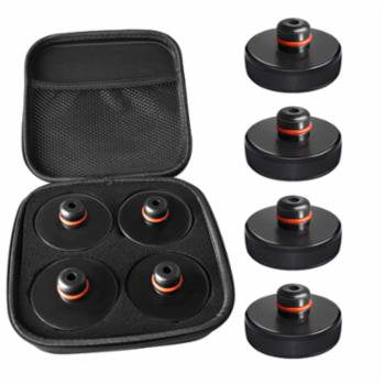 All Part TJP4 Lifting Jack Pads for Tesla - Set of 4 with Carrying Case