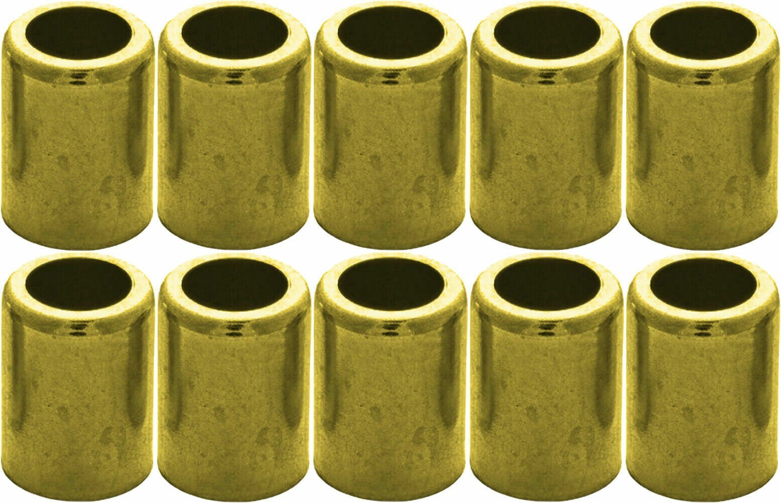 Brass Ferrule for Air and Water Hose 7329 3/8" ID/.690 ID/1.000 L/.500 P 10-Pack