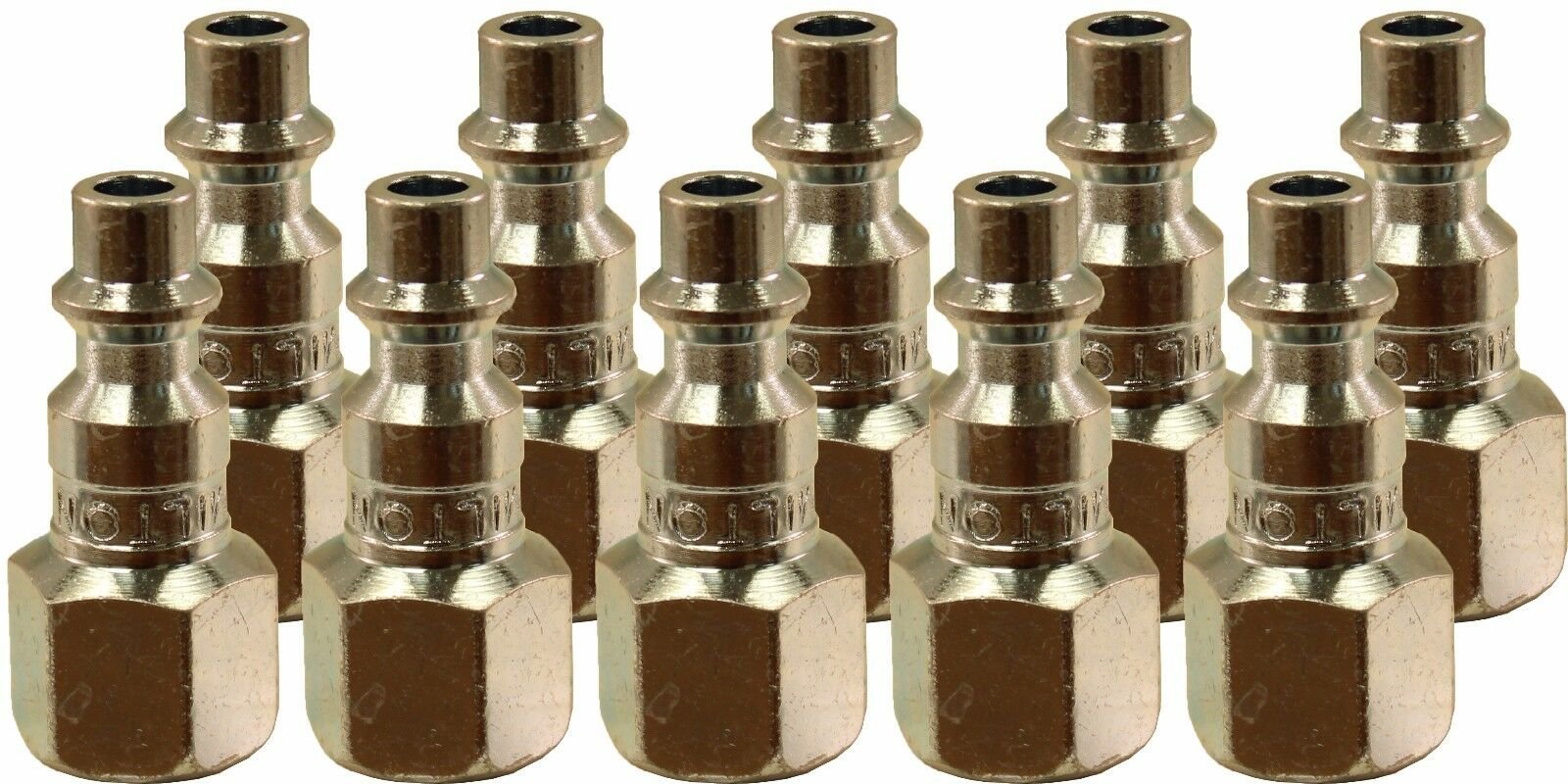 Milton 728 1/4" FNPT M Style Plug Pack of 10