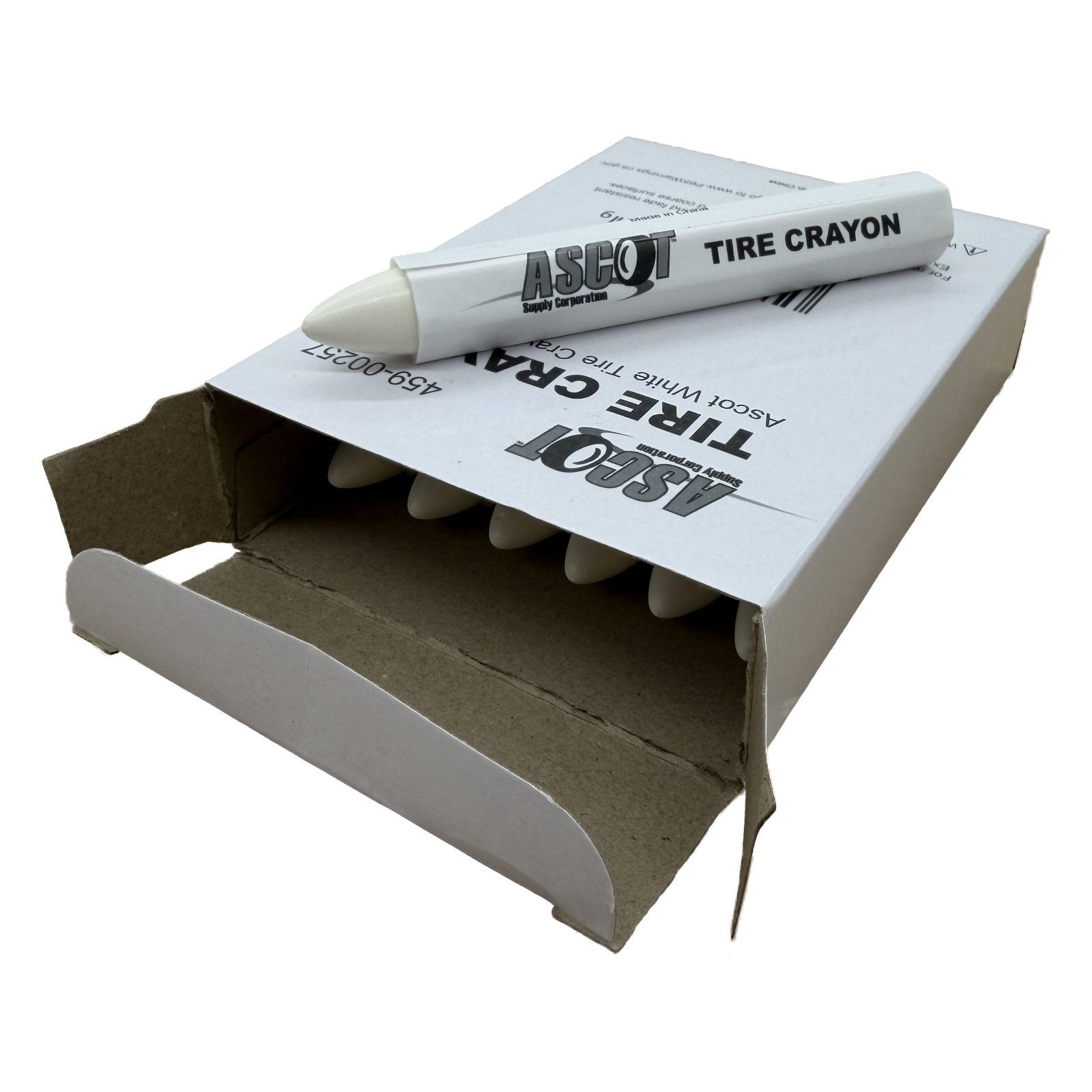Ascot Tire Marking Crayon - White (Pack of 12)