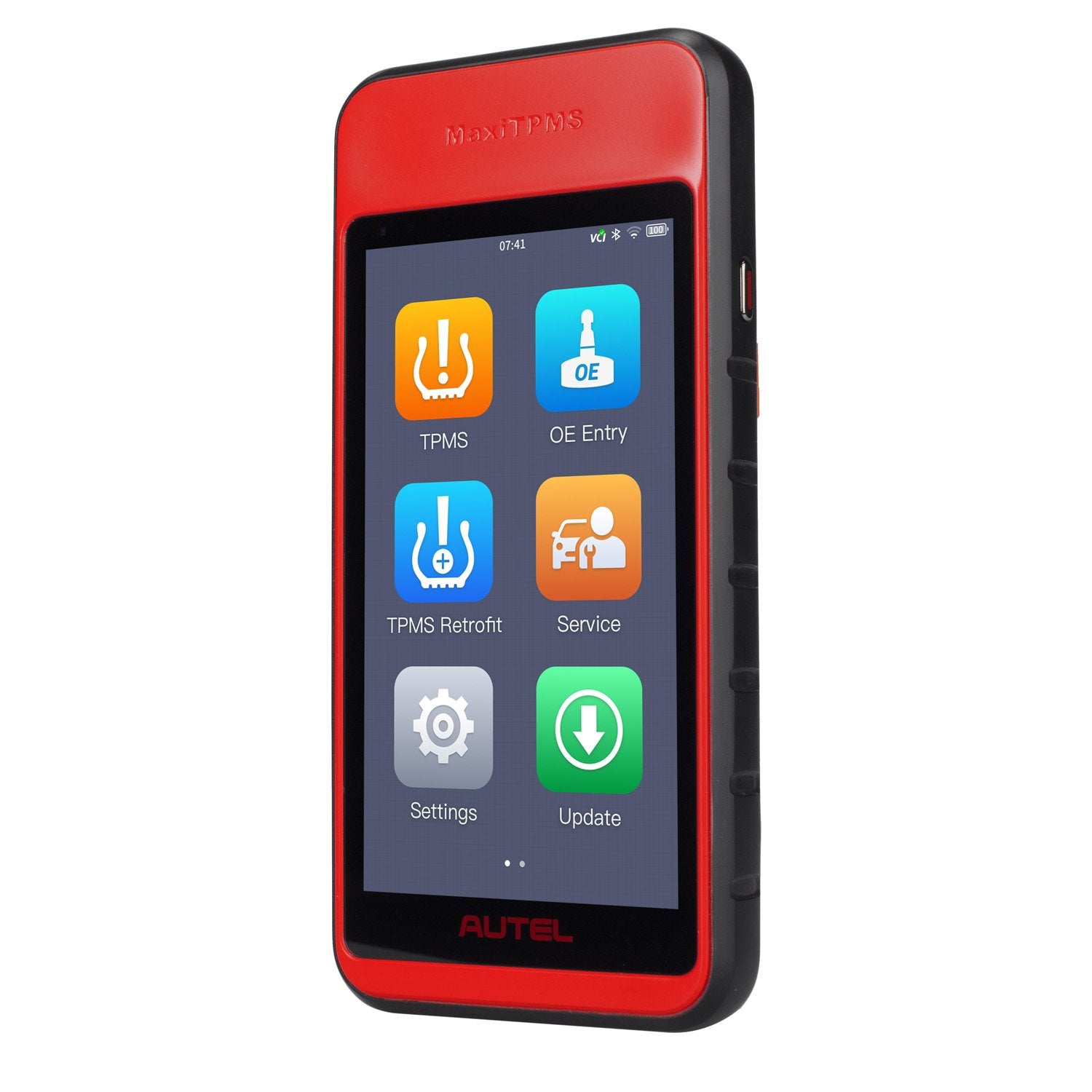 Autel ITS600PRO Maxi TPMS Diagnostic Tool and 8 MX1 Metal Stem Sensors