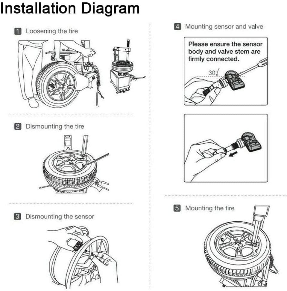 Sensor universal programable TPMS Autel MX-Sensor de 315 MHz y 433 MHz