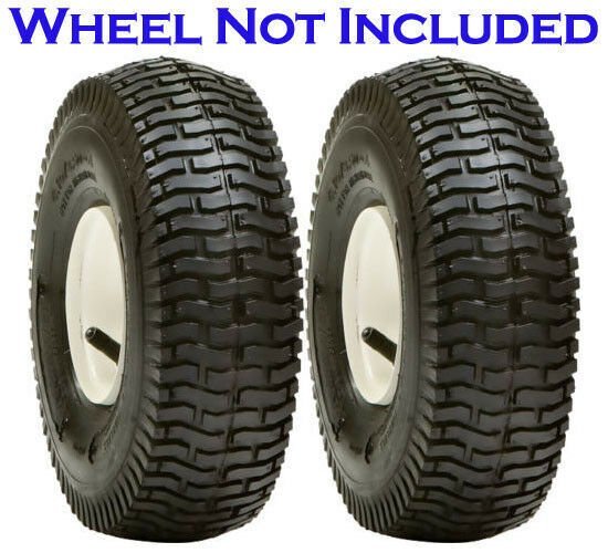 Greenball Soft Turf S365 Transmaster Lawnmower Tire 4ply 15x6.00-6 Pack of 2