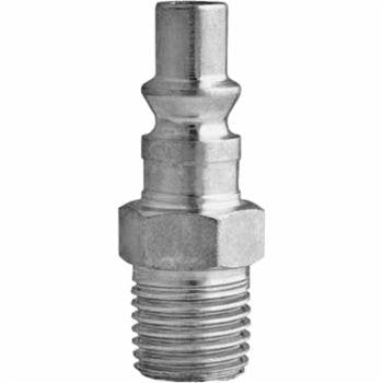 Schrader 1/4" NPT Male Nipple with 1/4" ARO Interchange Connection