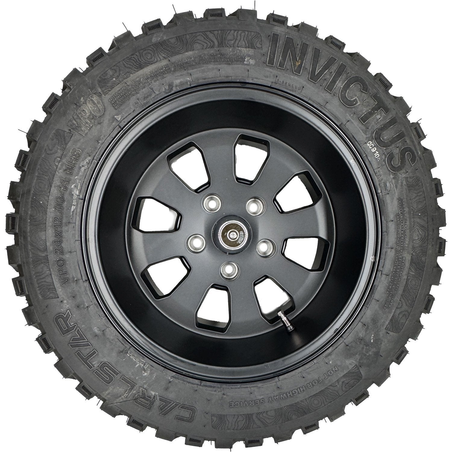 Carlstar VAL1400009 24x12.00-14 VPO Invictus 4 on 4" with -1" Offset