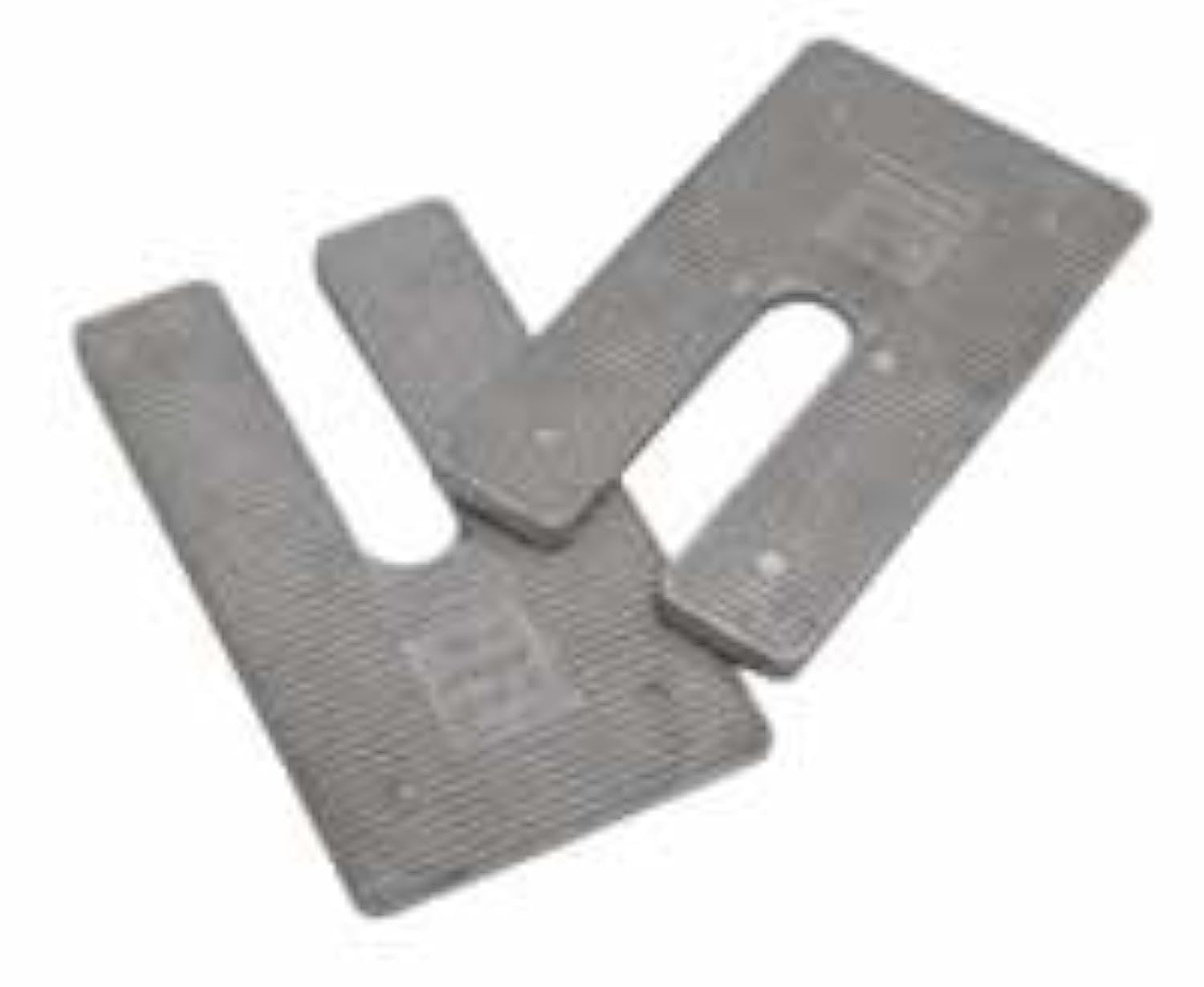 SPC 10742 Heavy-Duty Aluminum Alloy Truck Axle Shims (4" x 6.5", 2.5° Angle) - 6 Pack