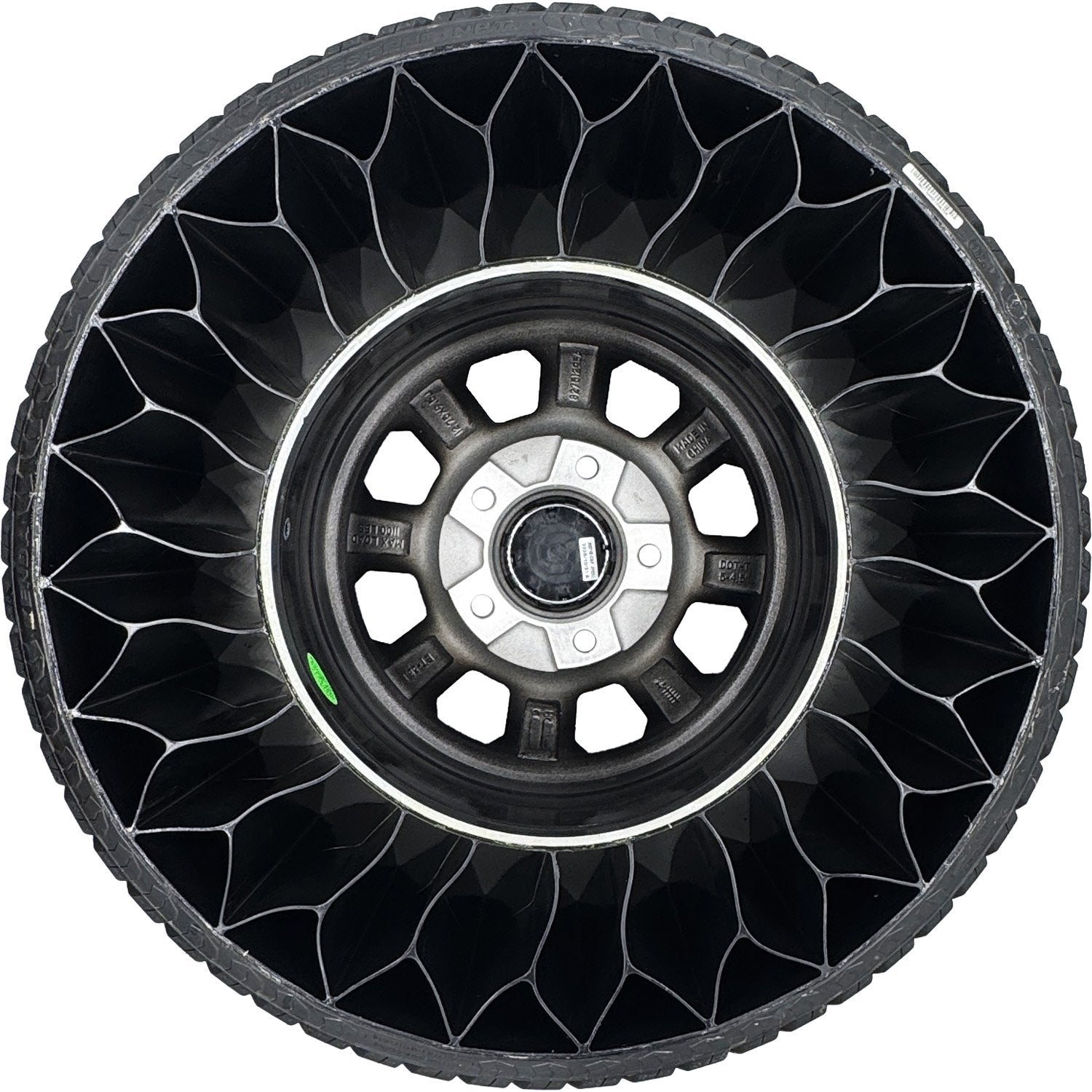 Kenda NPT TurfSteel 24x12.00-12 Mounted on 5 on 4.5" Black Diamond Wheel