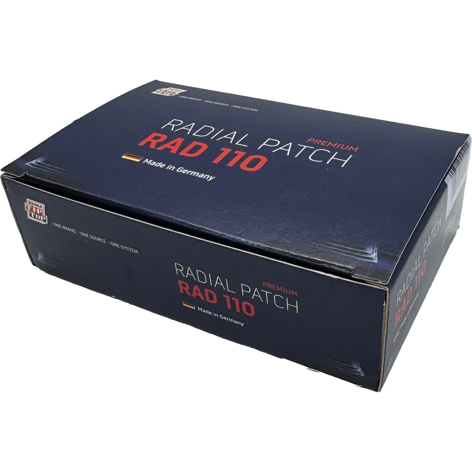 REMA TIP TOP RAD-110 Radial Tire Repair Patch 2" X 2-3/4" 1 Ply - Box of 20
