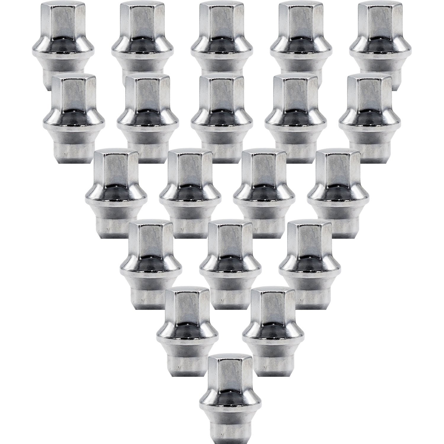 Premium Service M12x1.50 Flattop 3/4" Hex Wheel Lug Nut Pack of 20