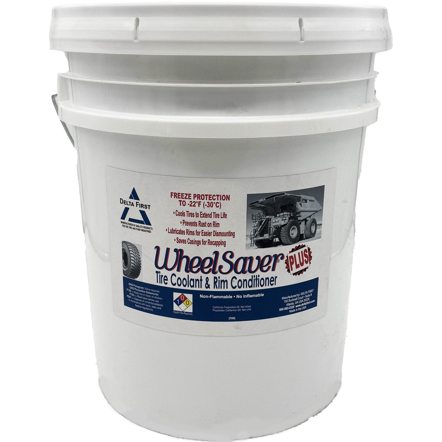Delta First 723 Wheel Saver Plus Tire Coolant and Rim Conditioner (5 Gallon)