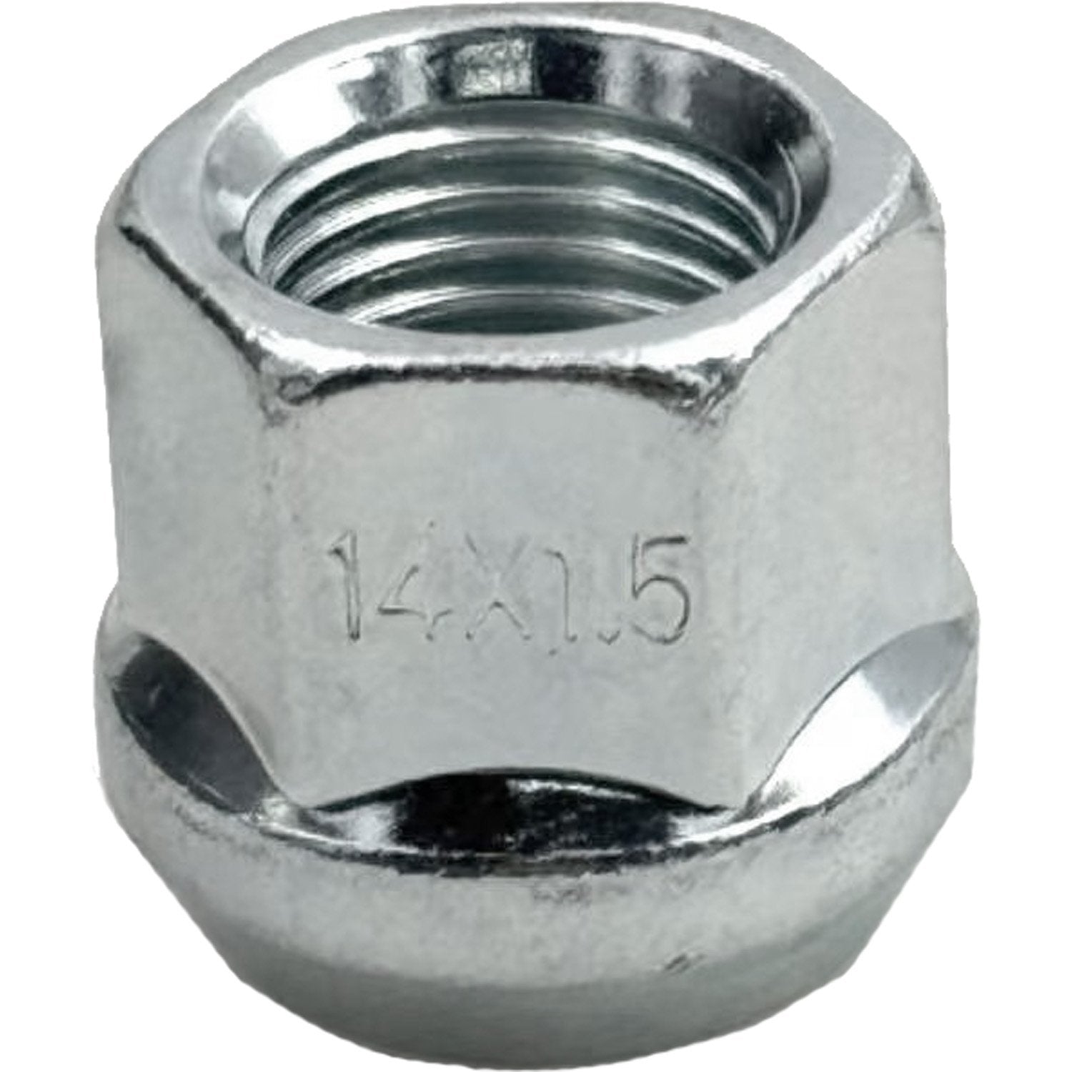 Premium Service M14x1.50 Open End Bulge Acorn Zinc Wheel Lug Nut 3/4" Hex Pack of 20