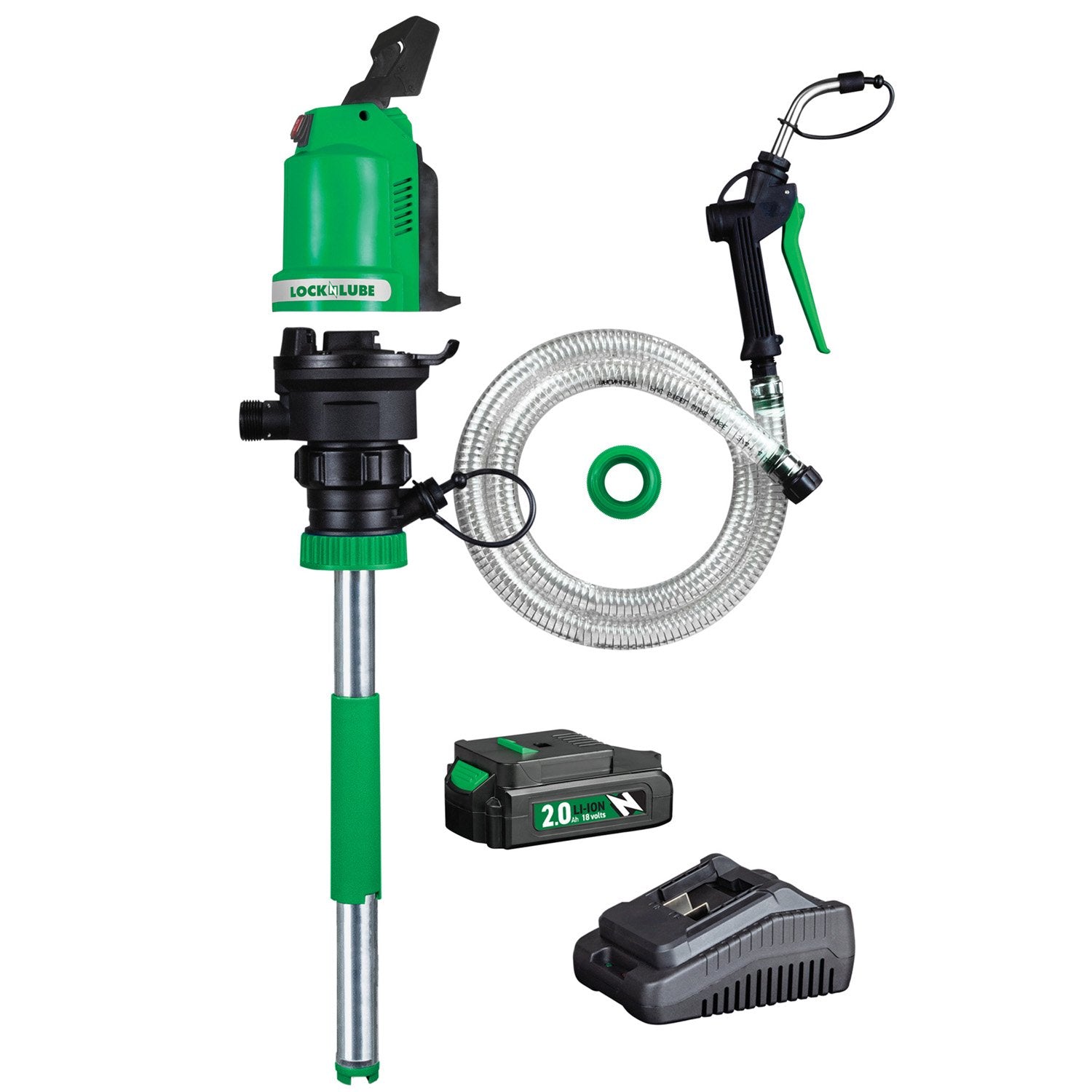 LockNLube BTX Battery Transfer Pump Starter Kit 5-Gallon (20L) LNL81770