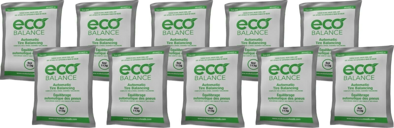 ECO Balance 04EB Tire Balancing Beads 4 oz (10 Bags)