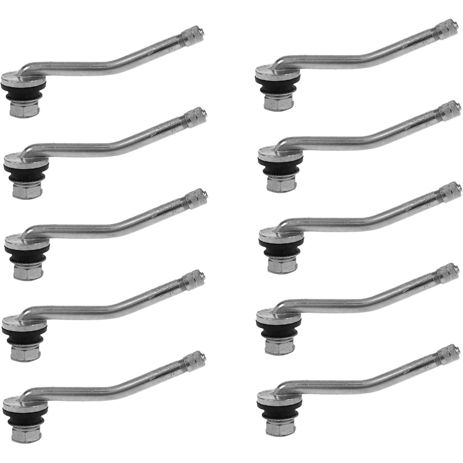 TV515 3-1/4" Double Bend Truck Valve Stem for .625" Valve Holes Pack of 10