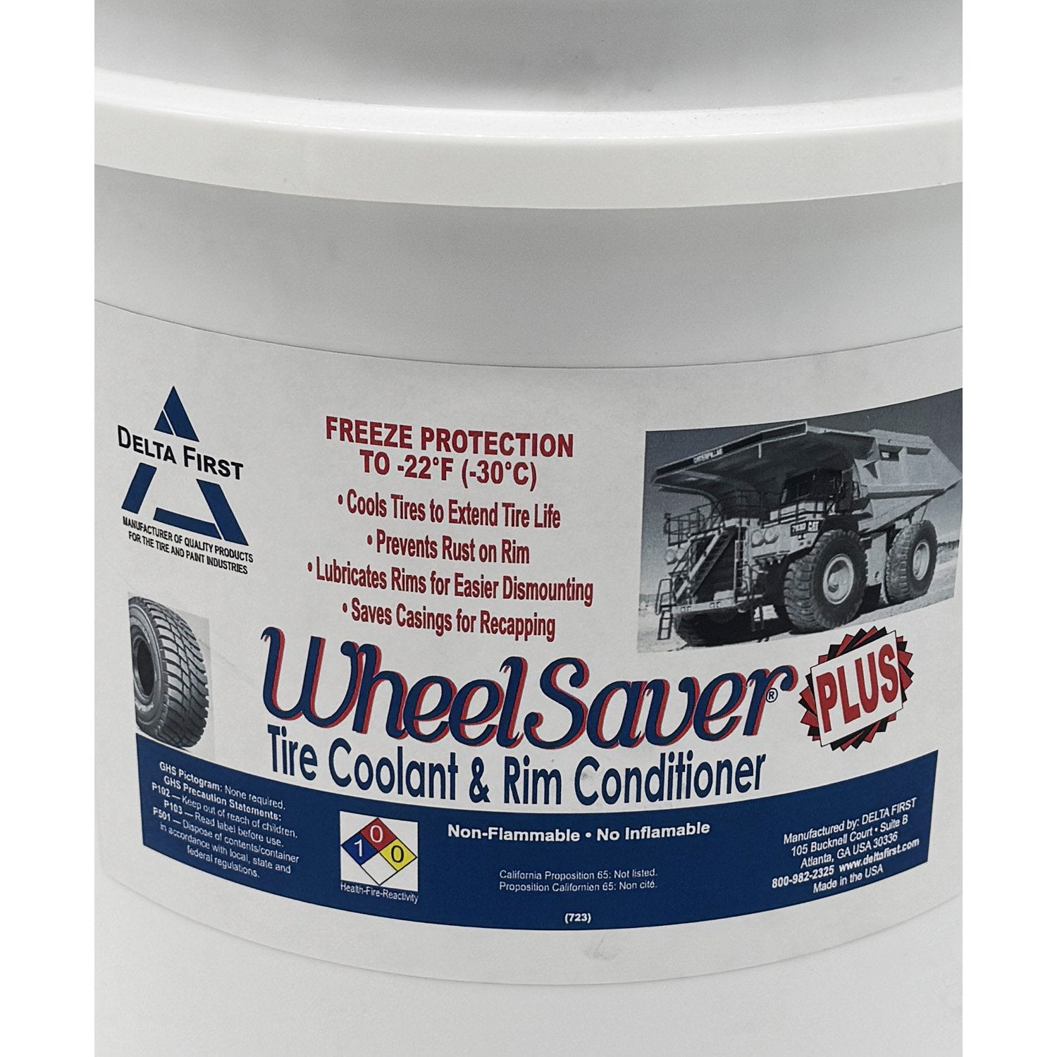 Delta First 723 Wheel Saver Plus Tire Coolant and Rim Conditioner (5 Gallon)