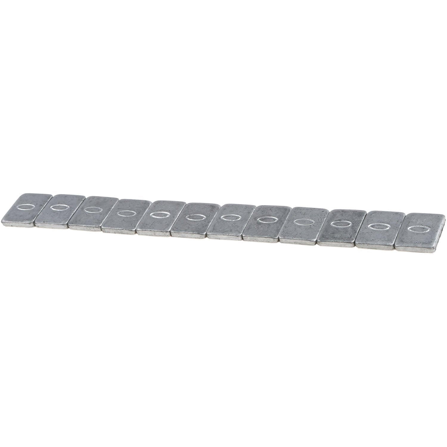 Plombco 320FE-CW Steel Adhesive Wheel Weight 0.25 oz. 3/4" - 1272 Pieces