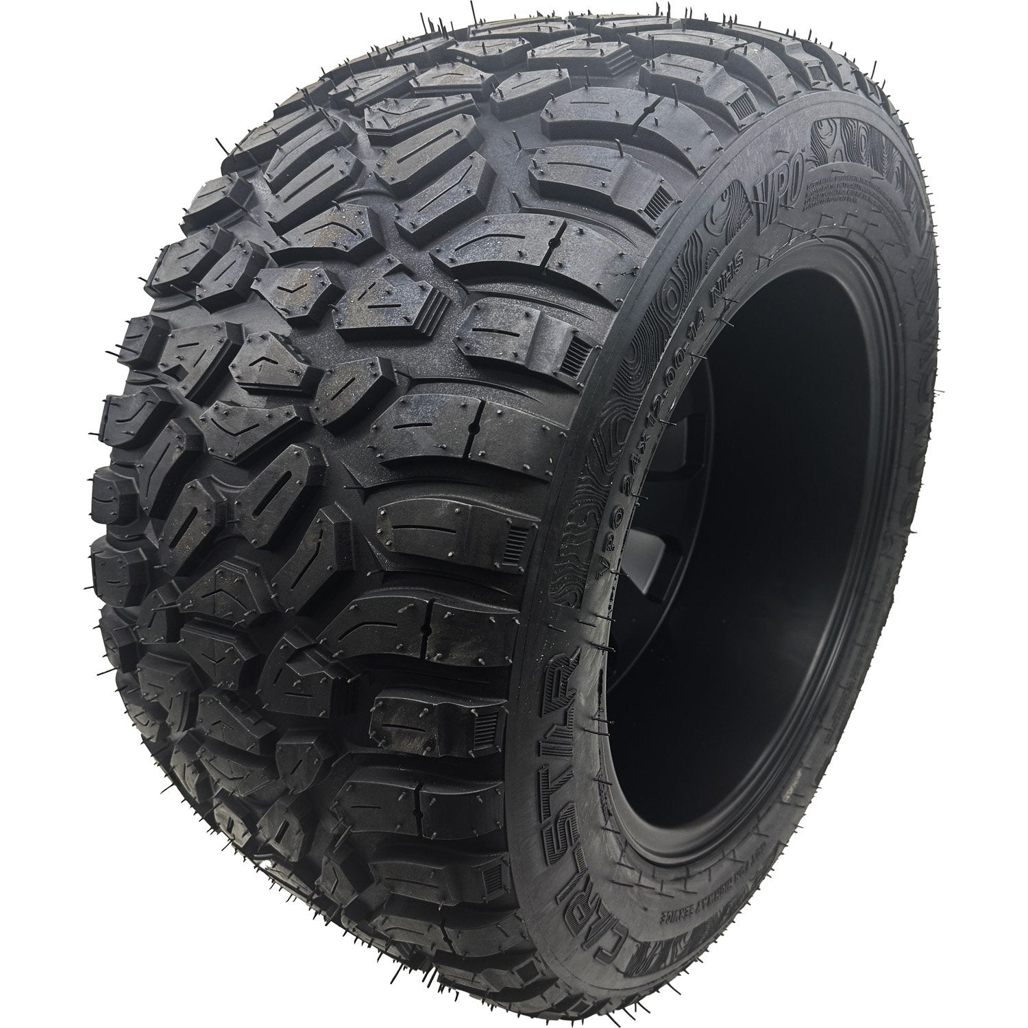 Carlstar VAL1400011 24x12.00-14 VPO Invictus 4 on 4" with -2.3" Offset