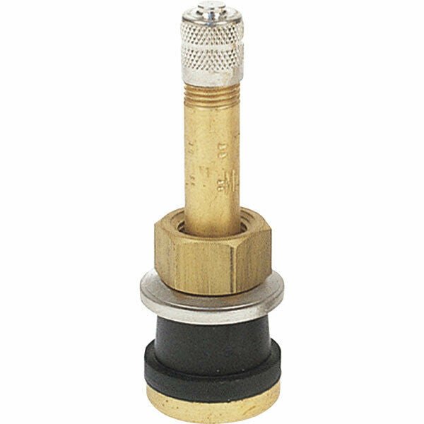 TR500 2" Brass Clamp-in Tubeless Tire Truck Valve Stem Pack of 25