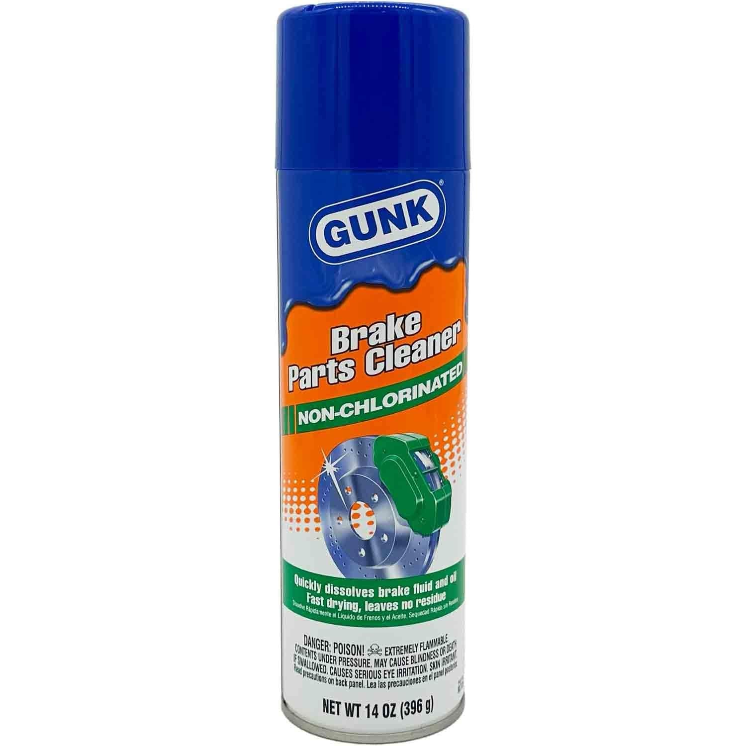 Gunk M705 Non-Chlorinated Brake Parts Cleaner - 14oz Pack of 12